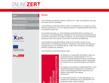 Tablet Screenshot of onlinezert.de